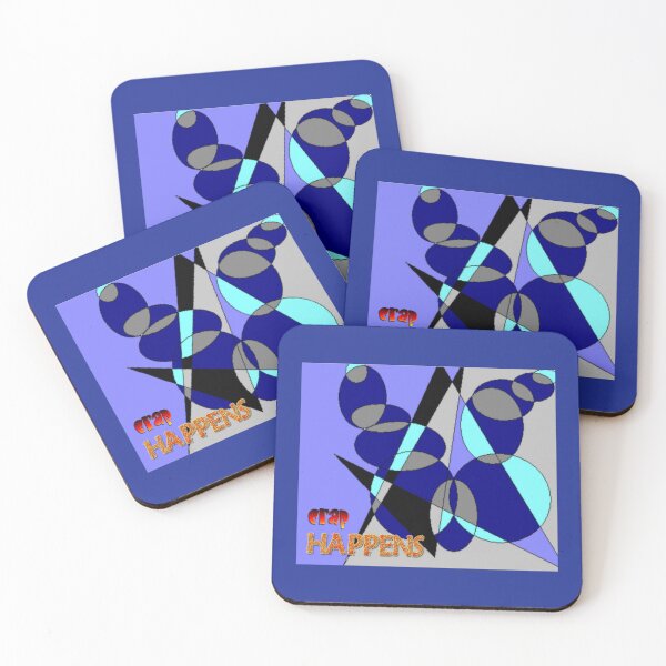 Item preview, Crap Happens 4 Colorful Abstract designed and sold by SmashingDeals.