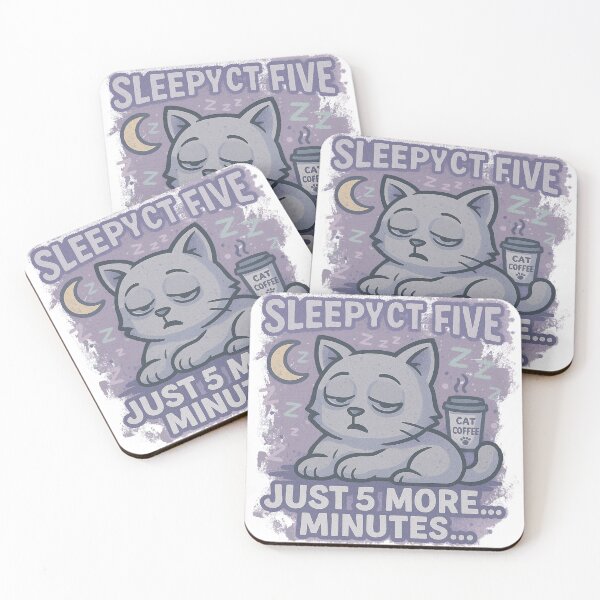 Item preview, Sleepy Cat – I’m Not Lazy, I’m Conserving Energy – Cute Chill Cat Design designed and sold by LittleRags.