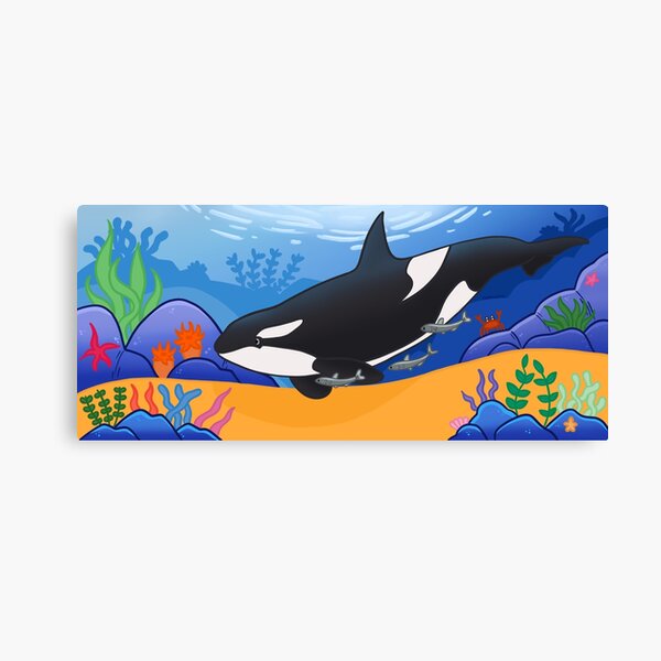 Item preview, Orca underwater print designed and sold by Tearandbite.
