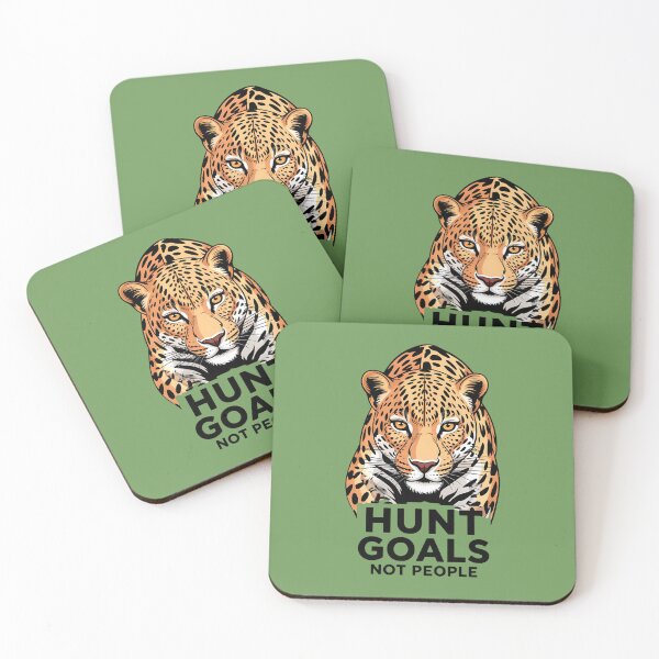 Item preview, Wild Power Hunt Goals Not People Leopard Art designed and sold by Bliss Find And Design.