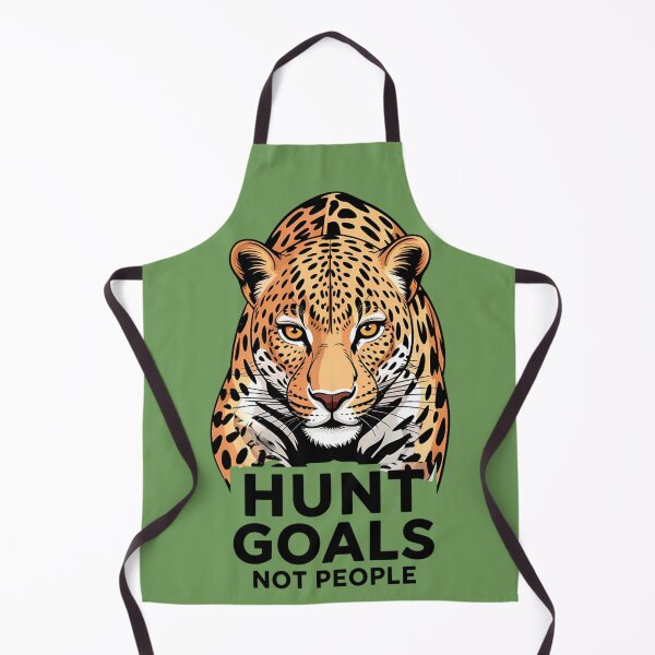 Item preview, Wild Power Hunt Goals Not People Leopard Art designed and sold by Bliss Find And Design.