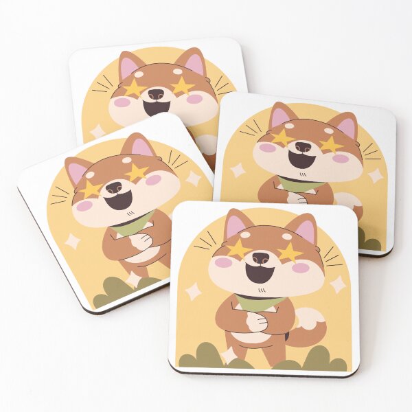 Item preview, Star-Struck Shiba Inu Excitement designed and sold by DoggoSay.
