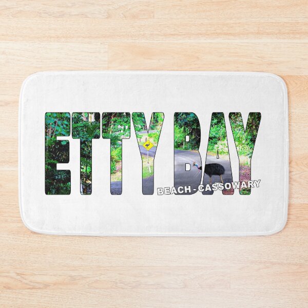 Item preview, ETTY BAY Beach Cassowary - Innisfail Wet Tropics North QLD designed and sold by Adam Gormley.