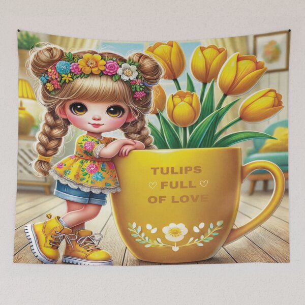 Item preview, Tulips Full of Love: A Bloom of Joy designed and sold by Mindful56.