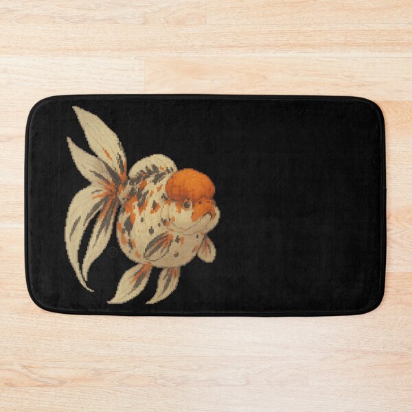 Item preview, Goldfish - Pixel Art - 8bit graphics 16bit graphics - Retro Fish Art - Calico Oranda Goldfish designed and sold by Kabuji Store.