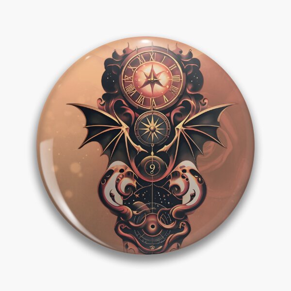 Item preview, Mystical time travel with wings, steampunk watch. designed and sold by nicky2342.