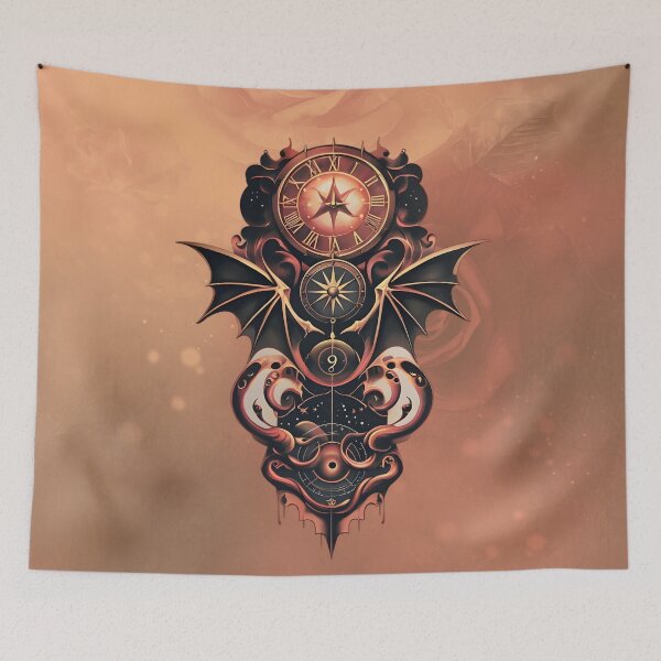 Item preview, Mystical time travel with wings, steampunk watch. designed and sold by nicky2342.