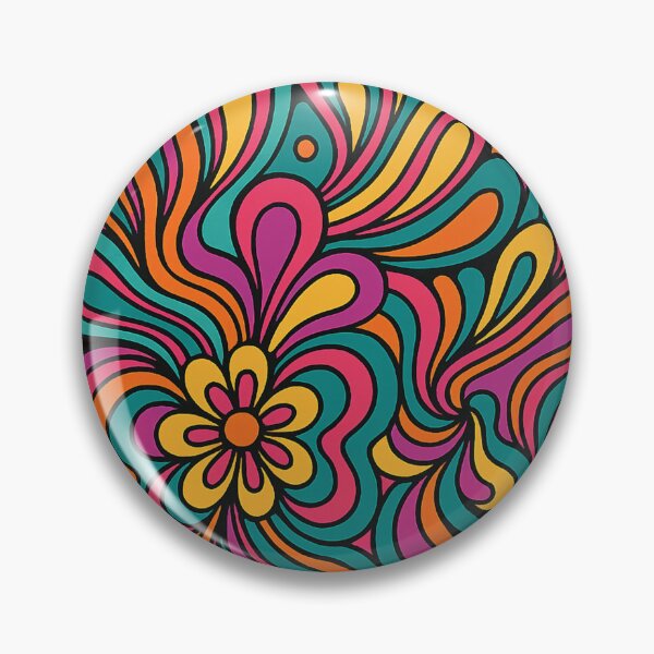 Item preview, Psychedelic Swirl Explosion – Colorful Abstract Retro Pattern designed and sold by Tadeusz1.