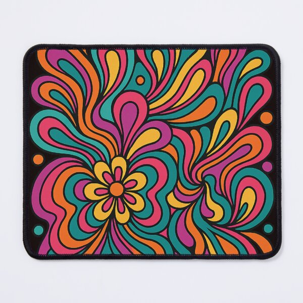 Item preview, Psychedelic Swirl Explosion – Colorful Abstract Retro Pattern designed and sold by Tadeusz1.