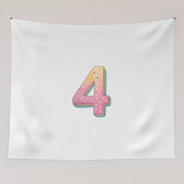 Item preview, Number four designed and sold by nimmitrends.