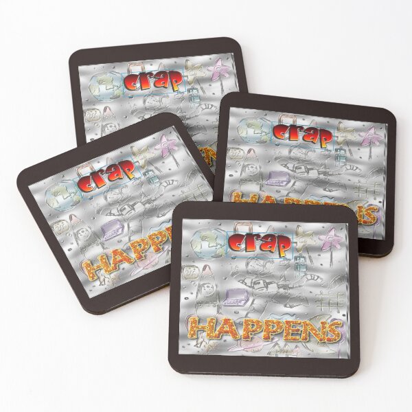Item preview, Crap Happens 5 Space Pattern designed and sold by SmashingDeals.