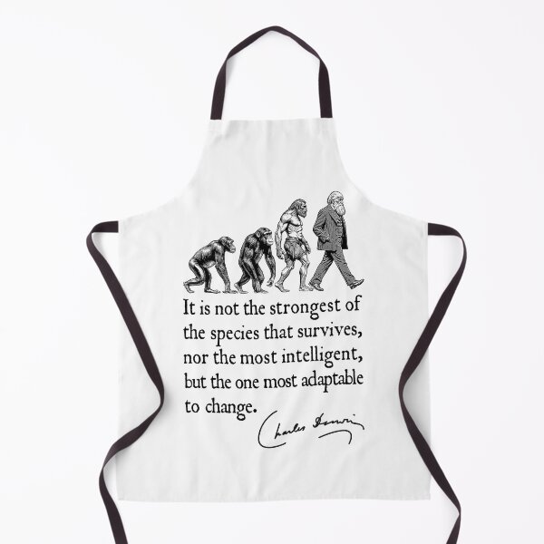 Item preview, Charles Darwin Evolution Responsive To Change Funny Quote designed and sold by GrandeDuc.