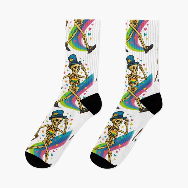 Item preview, Pride Skeleton Rainbow Walk – LGBTQ+ Love Parade designed and sold by Rothnaric.