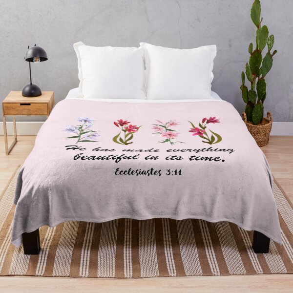 Item preview, Ecclesiastes 3:11 – In His Time, Beauty Blooms | Bible Verse | Scripture Art Series #2 designed and sold by JirehKollezion.