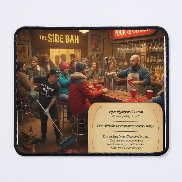 Item preview, The Side Bah! Karen Read trial memento - commemorate the absurdity. designed and sold by Funny Wisdom.