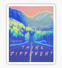 Think Different Neon Landscape Sticker