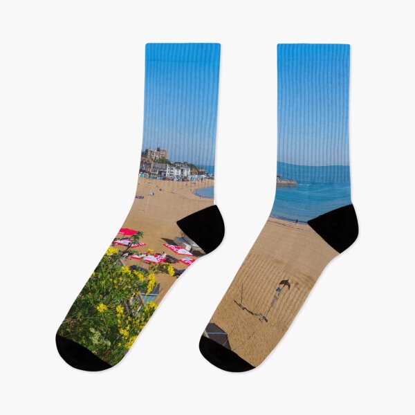 Item preview, Broadstairs Beach and Wildflowers designed and sold by Alisonchambers2.