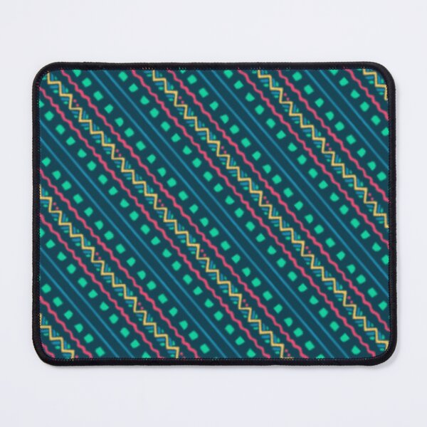 Item preview, Teal Tribal Geometric Pattern – Bold Diagonal Lines & Dots designed and sold by larissa-myrie.