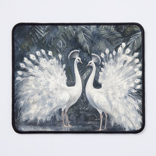 Item preview, White Peacocks in the Garden designed and sold by laurashawart.