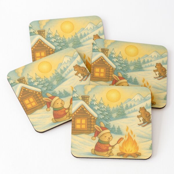 Item preview, Winter holidays in the mountains designed and sold by Mauswohn.