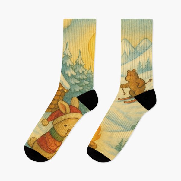 Item preview, Winter holidays in the mountains designed and sold by Mauswohn.