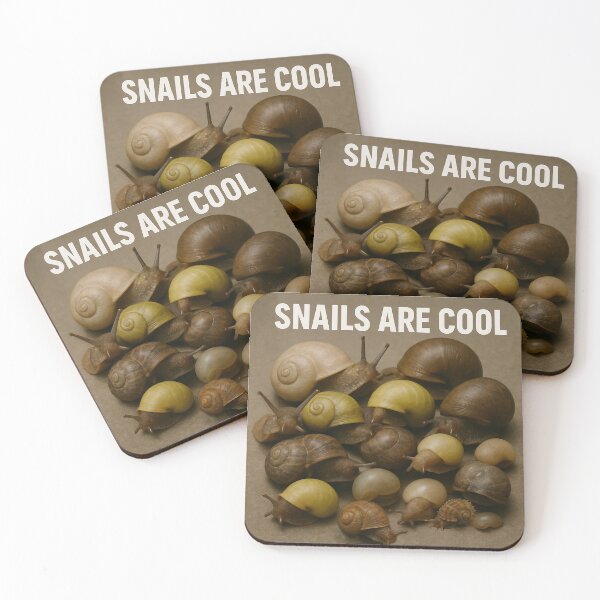 Item preview, Snails are Cool! - 2 designed and sold by GrassoGraphics.