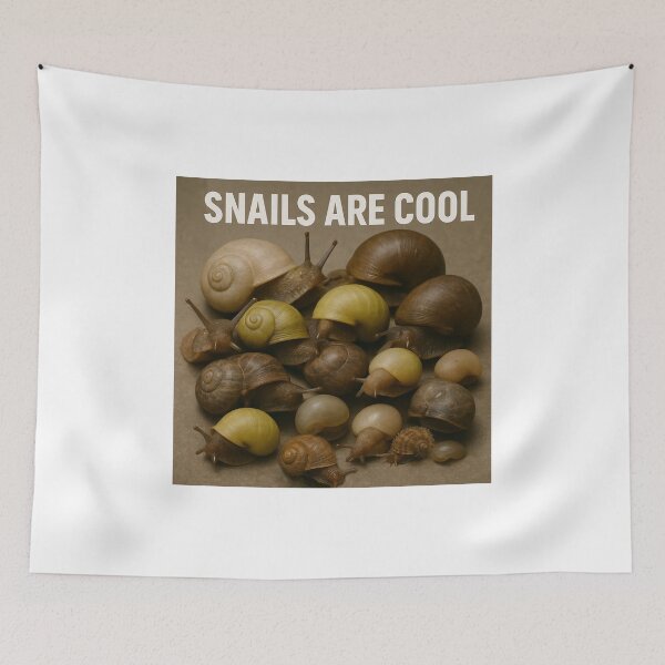 Item preview, Snails are Cool! - 2 designed and sold by GrassoGraphics.
