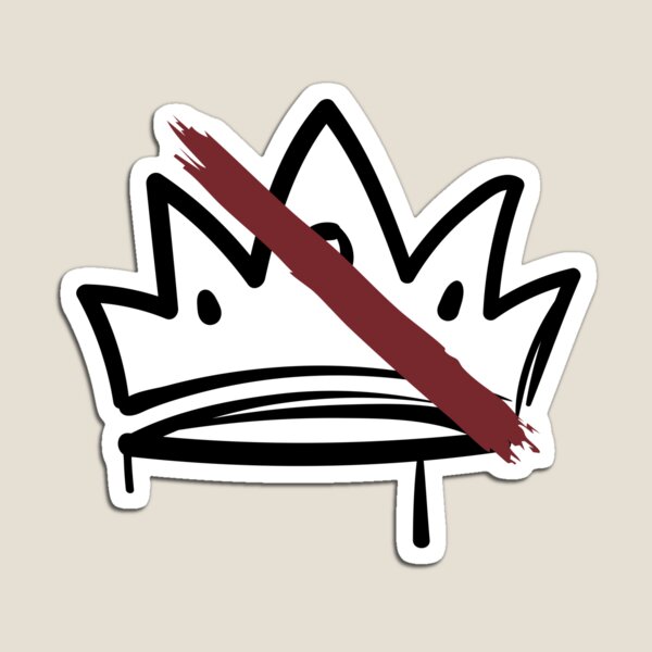 Vista previa del artículo con la obra «Corona Sin Reyes Anti Divertido Inmigración Política Política», diseñado y vendido por MousajidouArt.