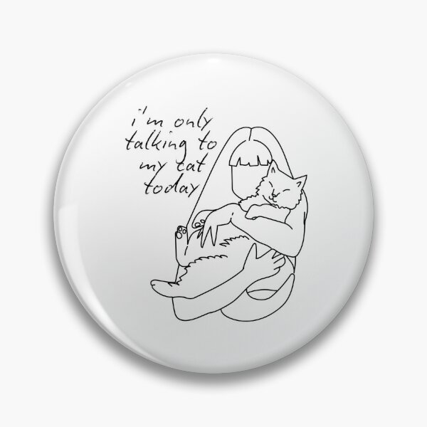 Item preview, i'm only talking to my cat today designed and sold by meesara.