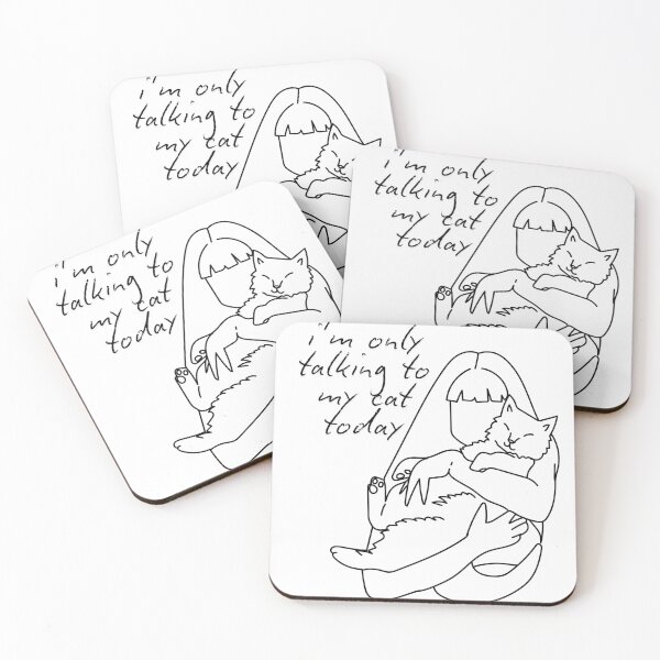 Item preview, i'm only talking to my cat today designed and sold by meesara.