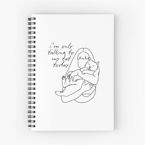 Item preview, i'm only talking to my cat today designed and sold by meesara.
