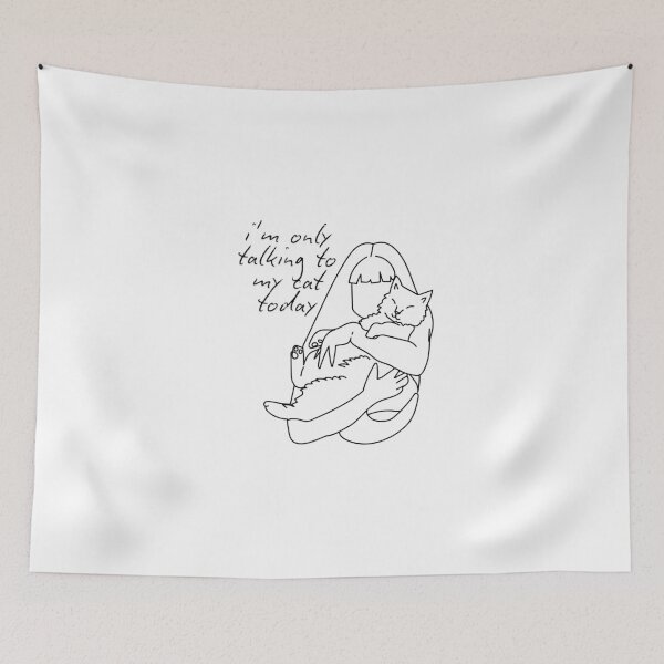 Item preview, i'm only talking to my cat today designed and sold by meesara.