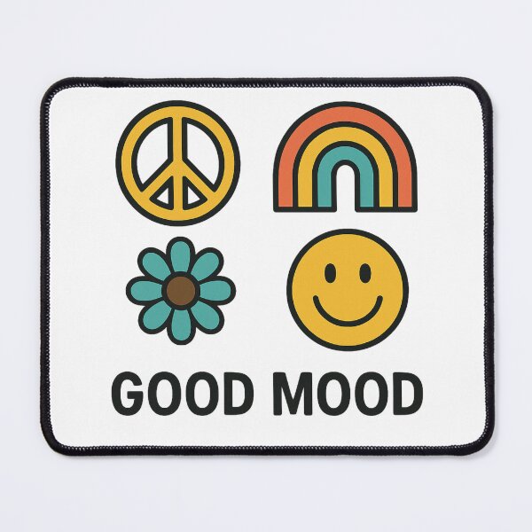 Item preview, Good Mood Icons – Retro Peace & Positivity Set designed and sold by Elfonso.