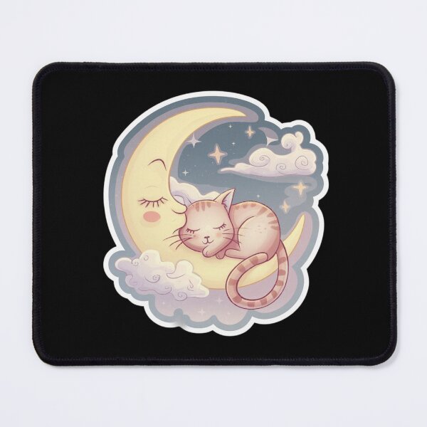 Item preview, Sleeping Starcat Beneath the Dream Moonlight designed and sold by Shop9999.