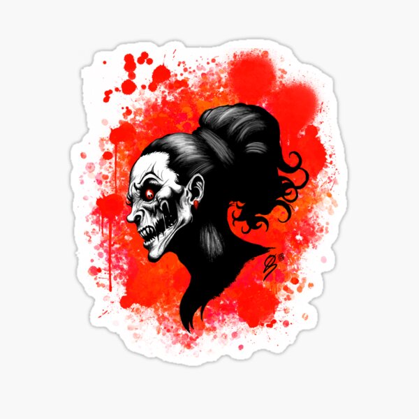 Aperçu de l'œuvre Grand-mère vampire créée et vendue par ZeroSketch.