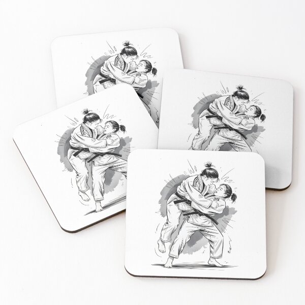 Item preview, Dynamic Female Judo Throw designed and sold by ShadowAndSlate.