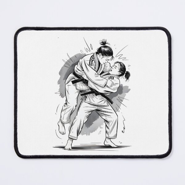 Item preview, Dynamic Female Judo Throw designed and sold by ShadowAndSlate.