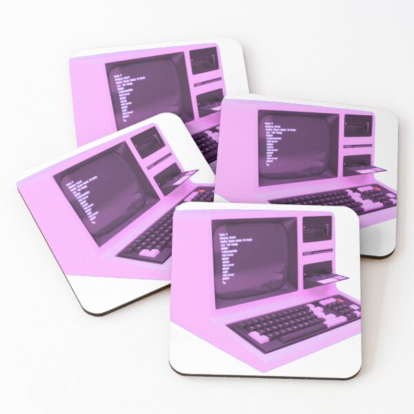 Item preview, Tandy TSR-80 Pink on White designed and sold by Jagaroth.