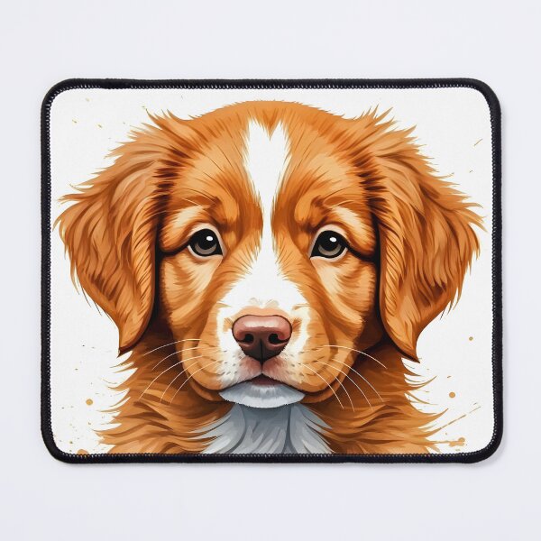 Item preview, Nova Scotia Duck Tolling Retriever Puppy– Digital Ink Portrait designed and sold by Typeglyphs.