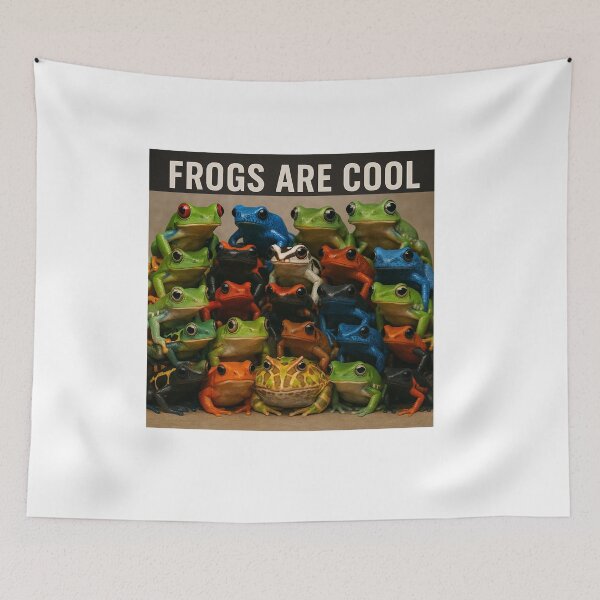 Item preview, Frogs are Cool! - 3 designed and sold by GrassoGraphics.