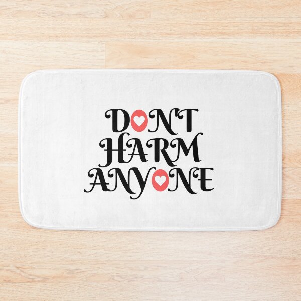 Item preview, Empowering Unity – "Don't Harm Anyone" Peace & Kindness Quote T-Shirt designed and sold by kaviyadesigns.