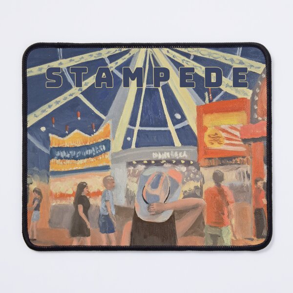 Item preview, Stampede Superwheel painting with letters designed and sold by Assol Kovtun.