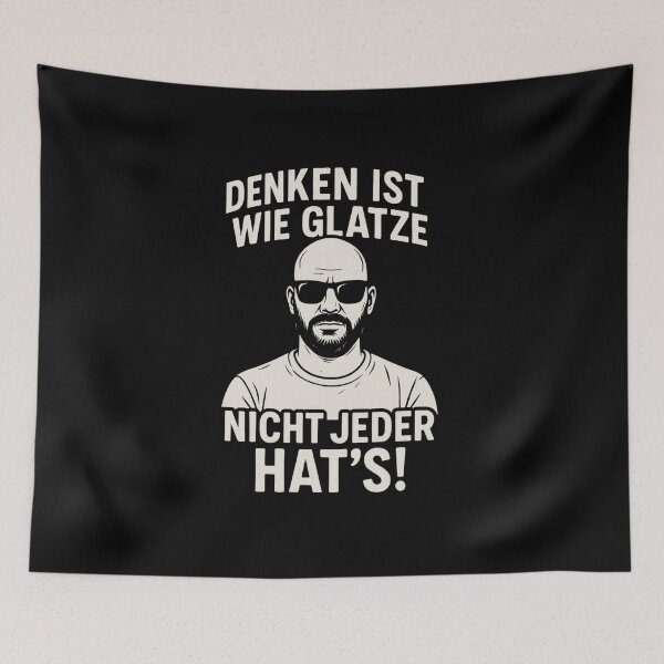 Item preview, Thinking is like being bald – not everyone has it! designed and sold by Elfonso.