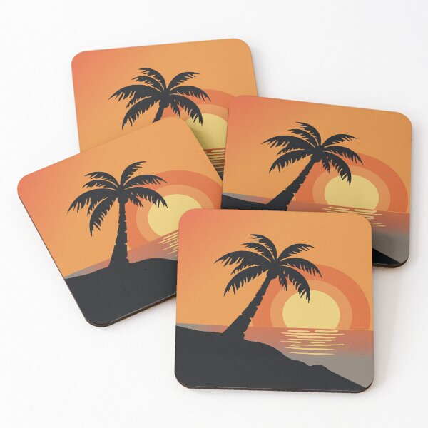 Item preview, Sunset on the beach designed and sold by ByGio.