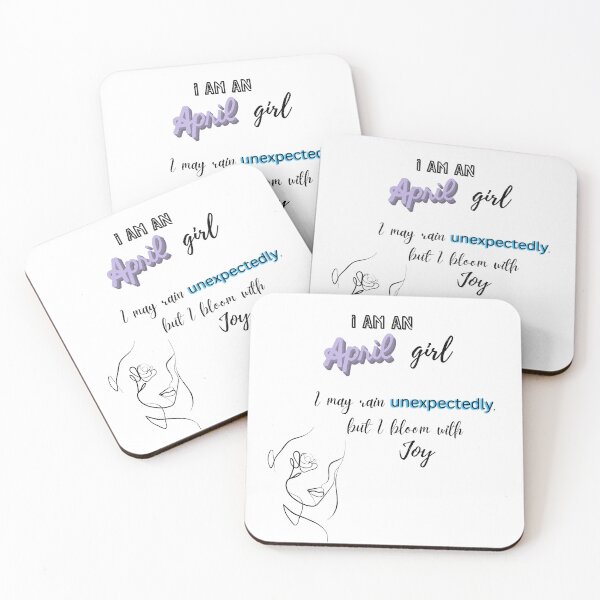Item preview, April Girl – Rain and Bloom Quote | Aesthetic Soft Spring Design designed and sold by lyrasummayah-.