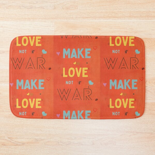 Item preview, Make Love Not War | Bold Retro Peace and Love Quote designed and sold by Yogabyadeola.