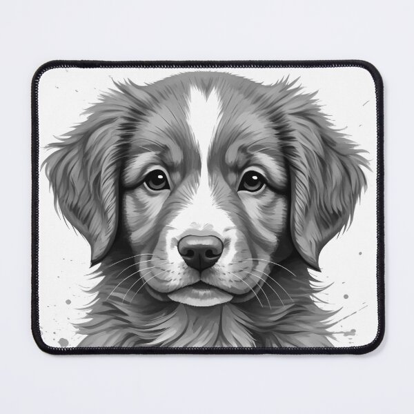 Item preview, Nova Scotia Duck Tolling Retriever Puppy– Digital Ink Portrait designed and sold by Typeglyphs.