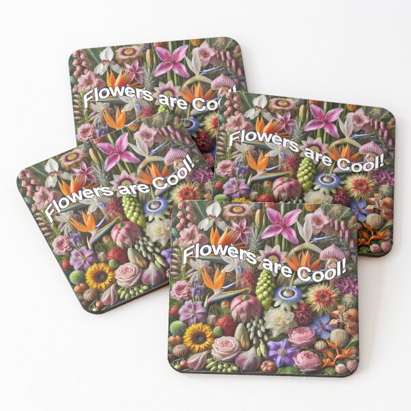 Item preview, Flowers are Cool! - 2 designed and sold by GrassoGraphics.