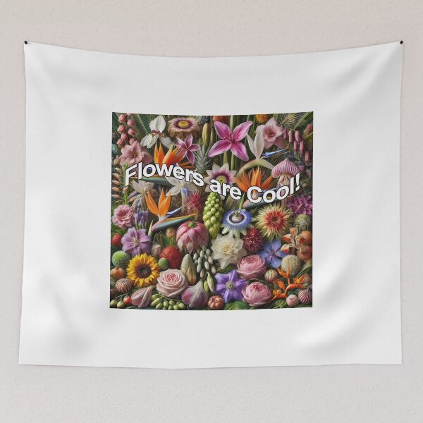 Item preview, Flowers are Cool! - 2 designed and sold by GrassoGraphics.