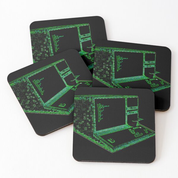Item preview, Tandy TSR-80 green outline on black designed and sold by Jagaroth.